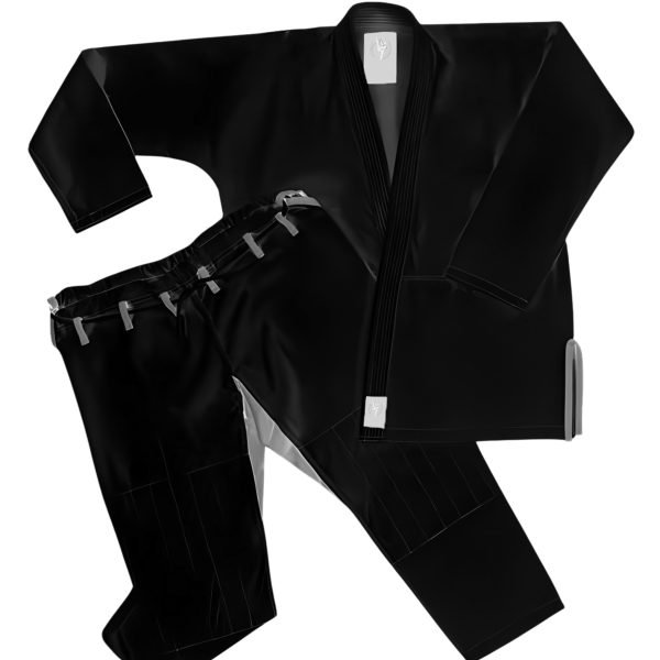 New Custom Black Judo Uniform With Custom Logo